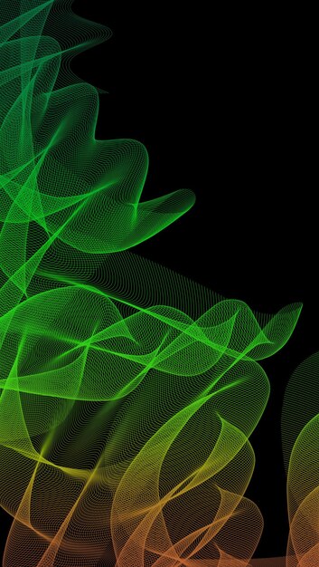 Fondo de líneas abstractas en gradiente