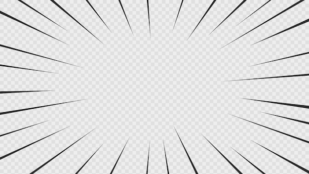 pic Lineas Velocidad Png de velocidad manga marco aislado sobre