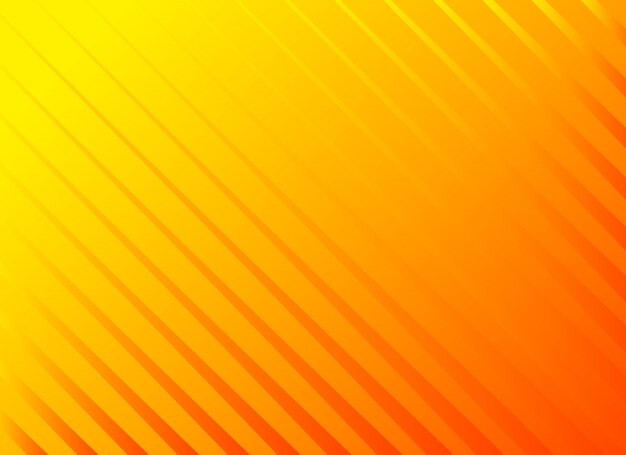 Fondo de líneas diagonales naranja brillante