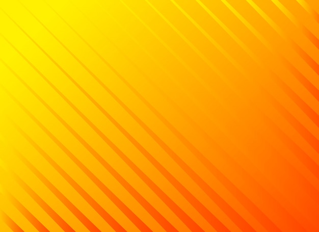 Fondo de líneas diagonales naranja brillante