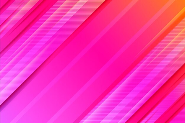 Fondo de líneas dinámicas de gradiente