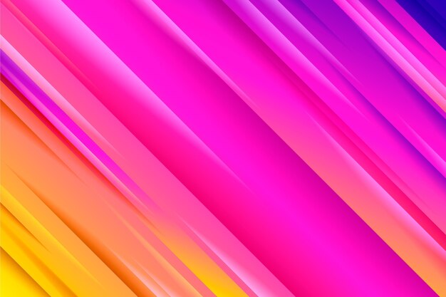 Fondo de líneas dinámicas de gradiente