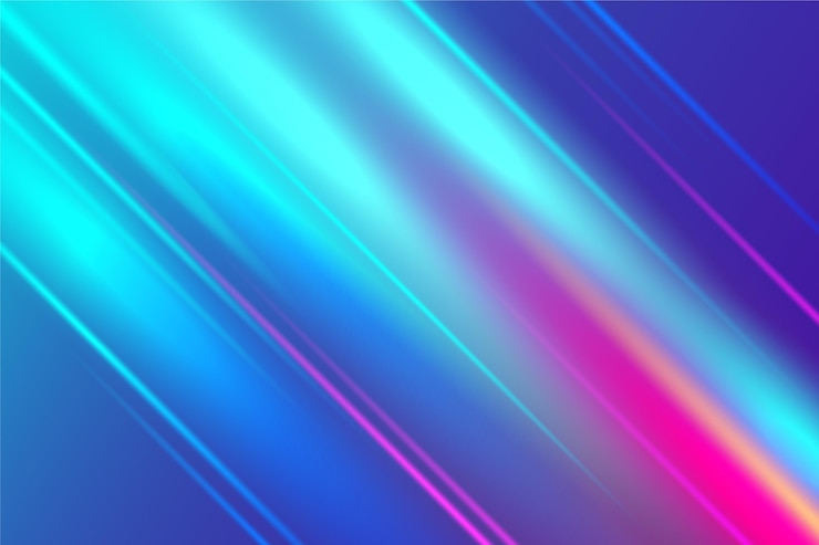 Vector gratuito fondo de líneas dinámicas de gradiente