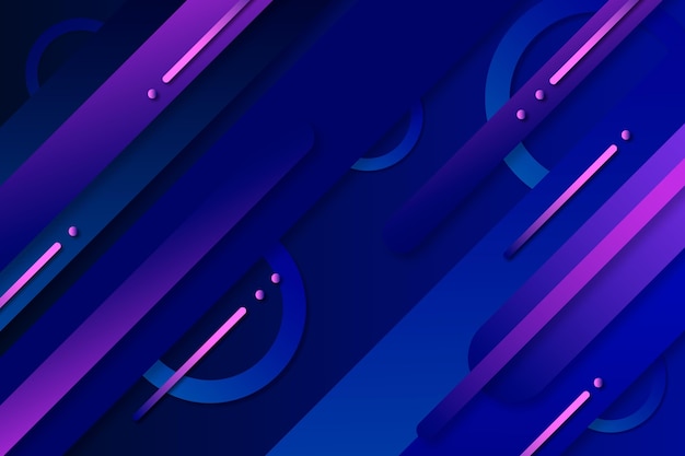 Fondo de líneas dinámicas de gradiente