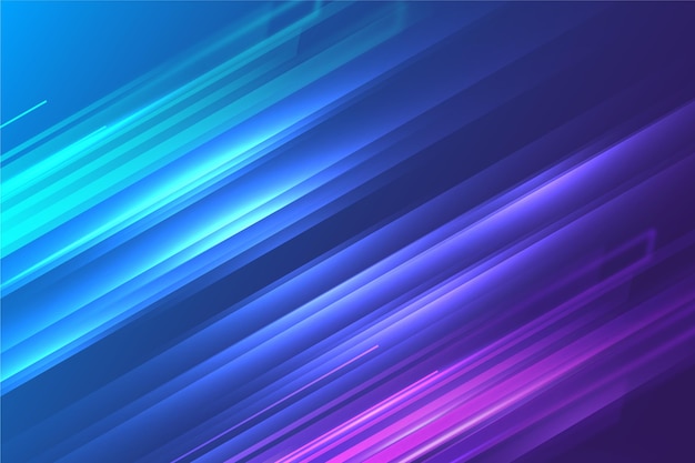 Fondo de líneas dinámicas de gradiente