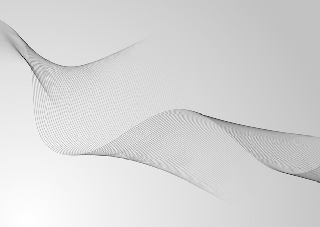 Fondo de líneas fluidas mínimas