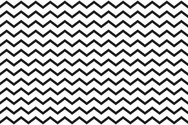 Fondo de líneas negras en zigzag