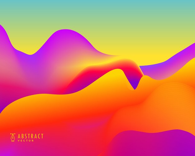 Fondo de lineas onduladas