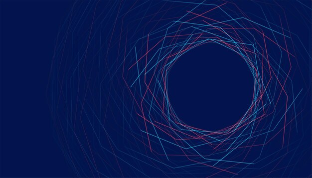 Fondo de líneas de tecnología de concepto innovador