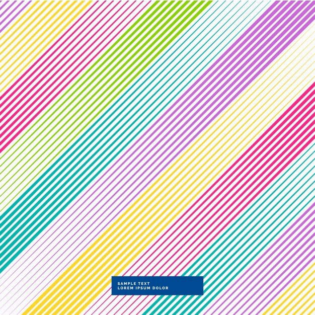 Fondo con líneas a todo color