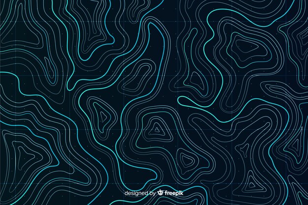 Fondo de líneas topográficas