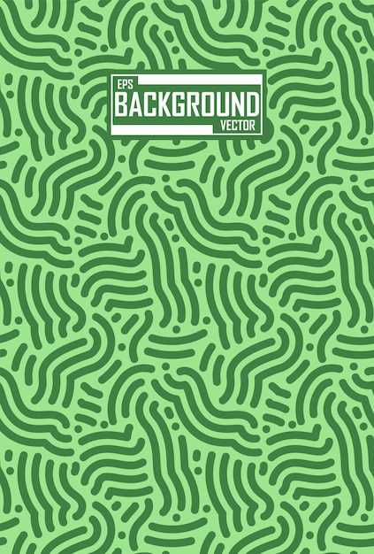 El fondo de las líneas verdes abstractas