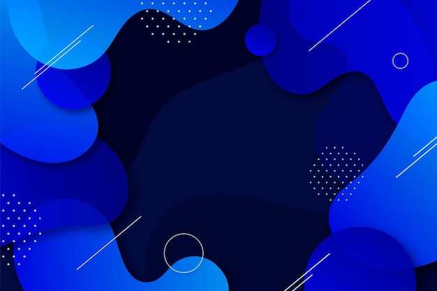 Fondo líquido azul abstracto