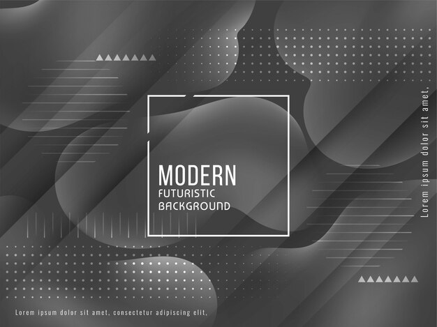 Fondo líquido de color gris elegante moderno