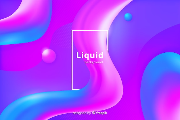 Fondo líquido con degradado