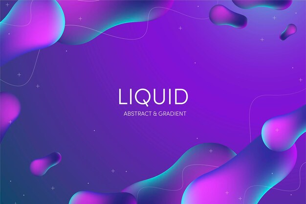 Fondo líquido dinámico en el gradiente