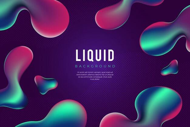 Fondo liquido moderno