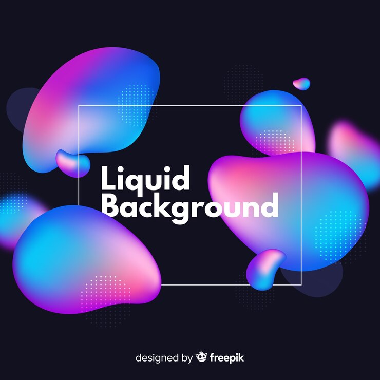 Vector gratuito fondo líquido
