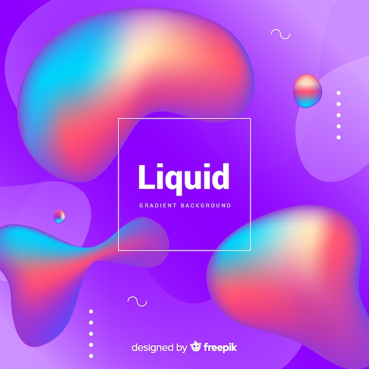 Vector gratuito fondo líquido