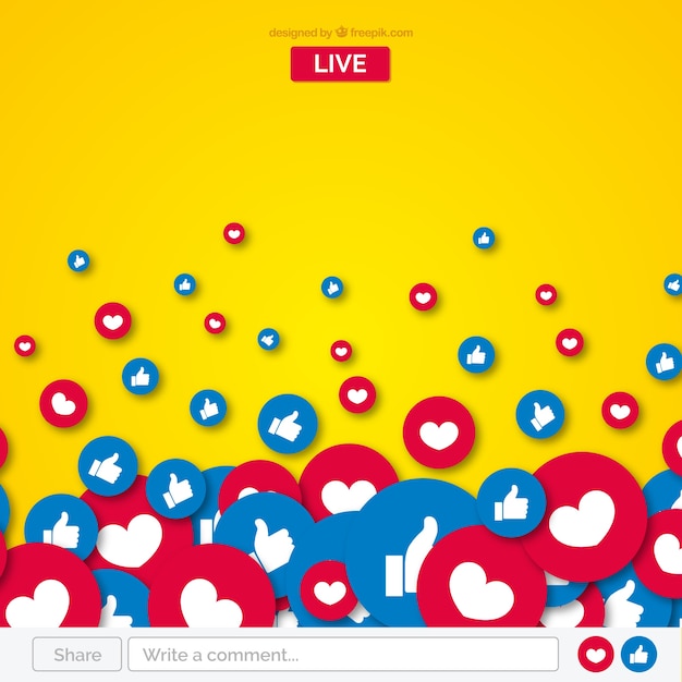 Fondo de live streaming 