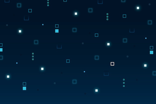 Fondo de lluvia de píxeles abstractos