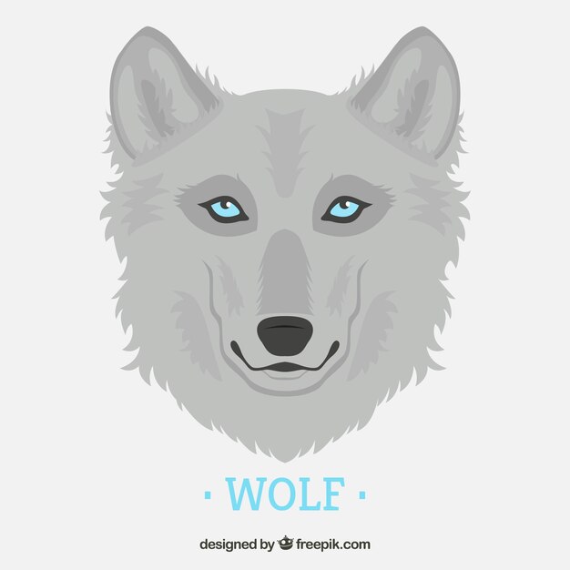 Fondo de lobo gris 