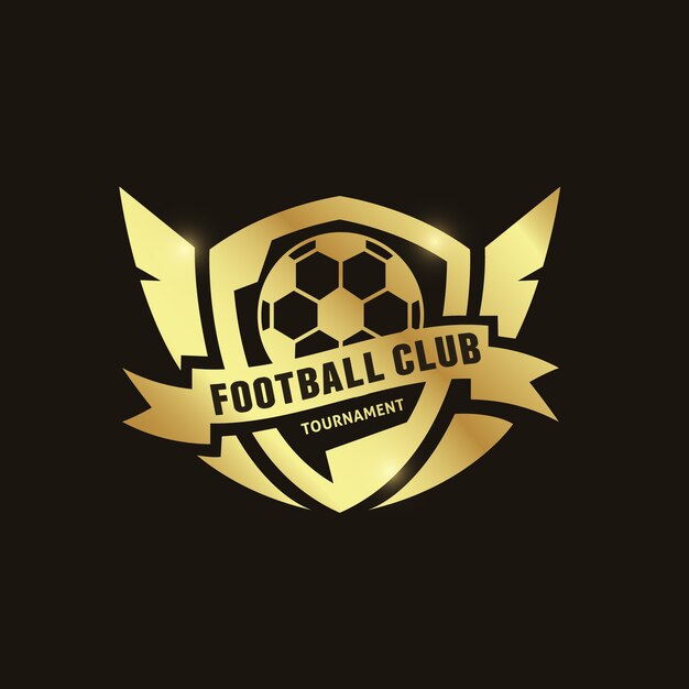 Fondo con logo de fútbol