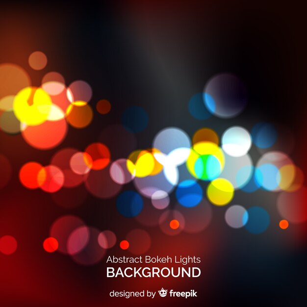 Fondo de luces bokeh abstractas