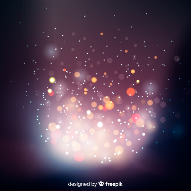 Fondo de luces bokeh abstractas
