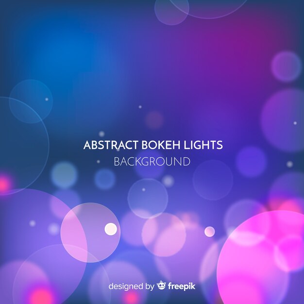 Fondo de luces bokeh abstractas
