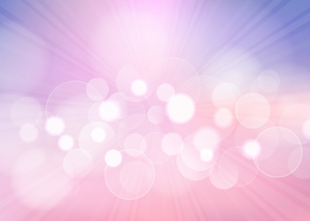 Fondo de luces bokeh en colores pastel