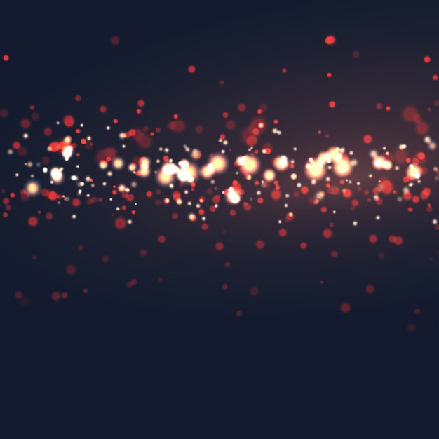 Vector gratuito fondo de luces bokeh decorativos