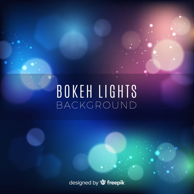 Fondo de luces bokeh