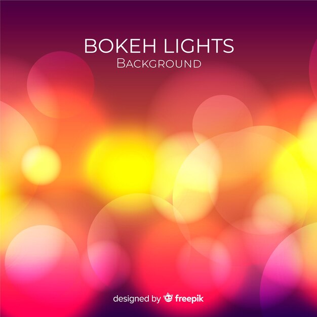 Fondo de luces bokeh