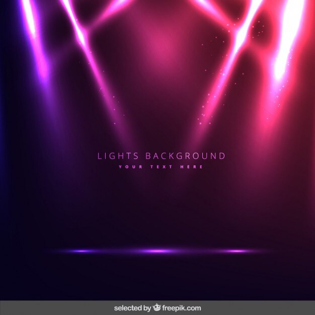 Vector gratuito fondo de luces en color rosa