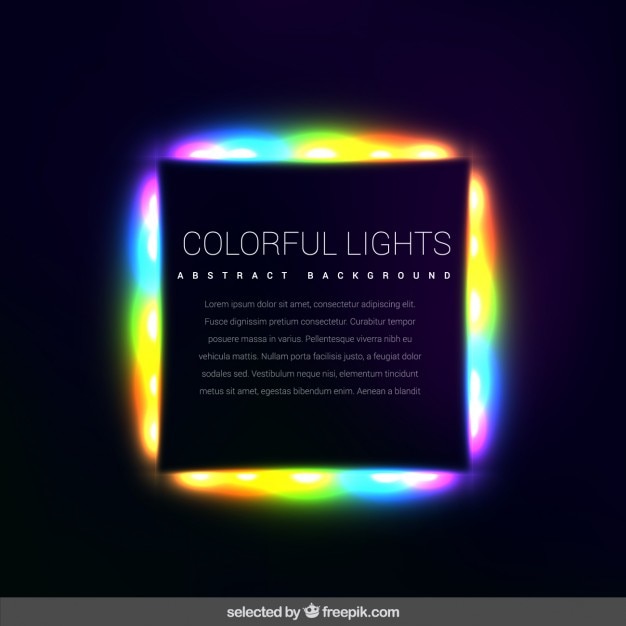 Fondo de luces de colores