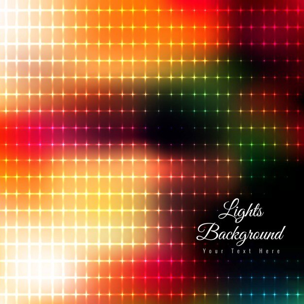Fondo de luces de colores