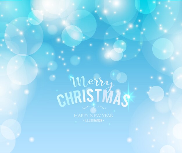 Fondo de luces de navidad.