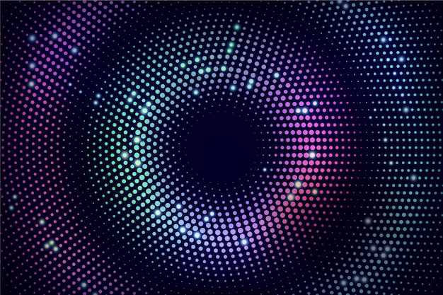 Fondo de luces de neón abstractas