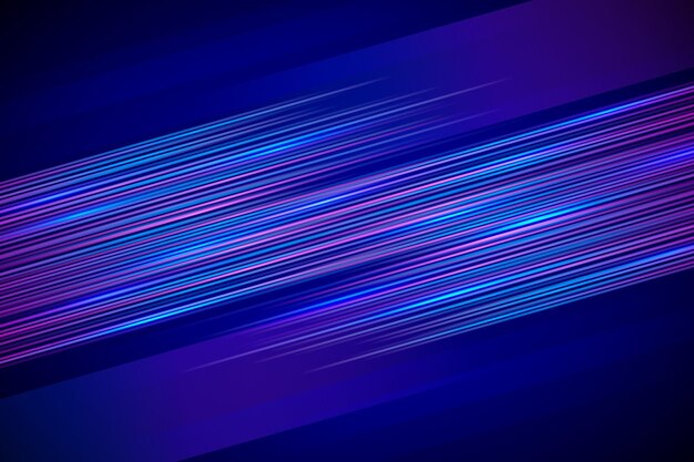 Fondo de luces de neón borrosas realistas