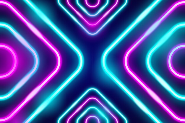 Fondo de luces de neón