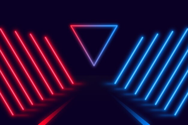 Fondo de luces de neón