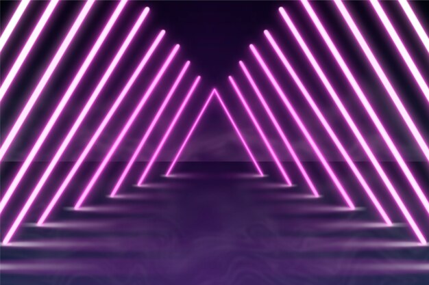 Fondo de luces de neón