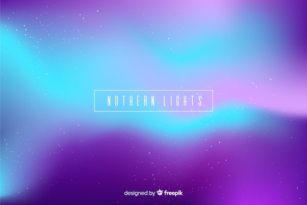 Fondo de luces del norte en púrpura