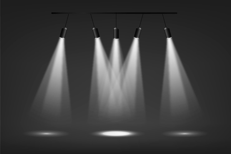 Vector gratuito fondo de luces puntuales