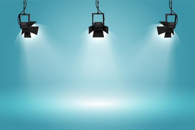 Fondo de luces puntuales