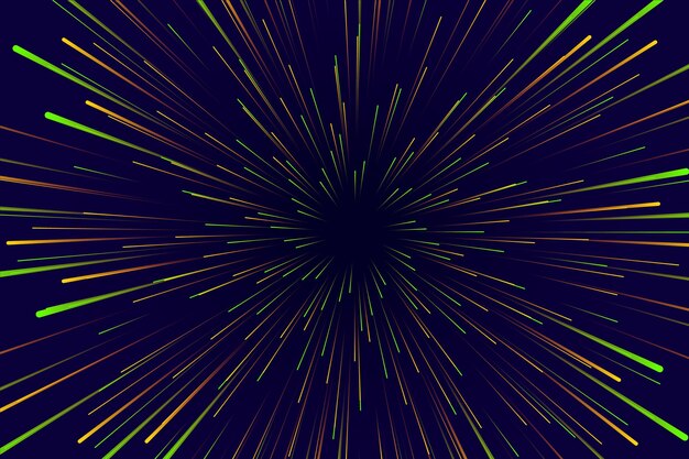 Fondo de luces de velocidad brillante