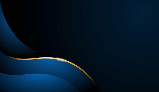 Fondo de lujo 3d degradado abstracto moderno azul oscuro
