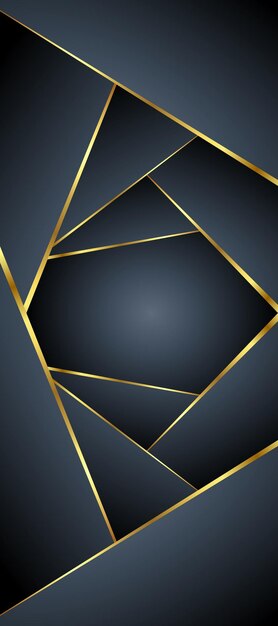 fondo de lujo abstracto negro y dorado con abstracciones