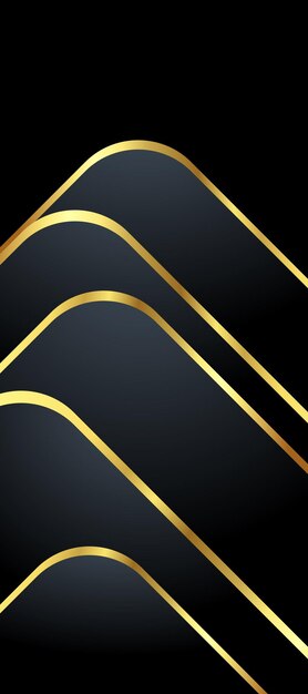 fondo de lujo abstracto negro y dorado